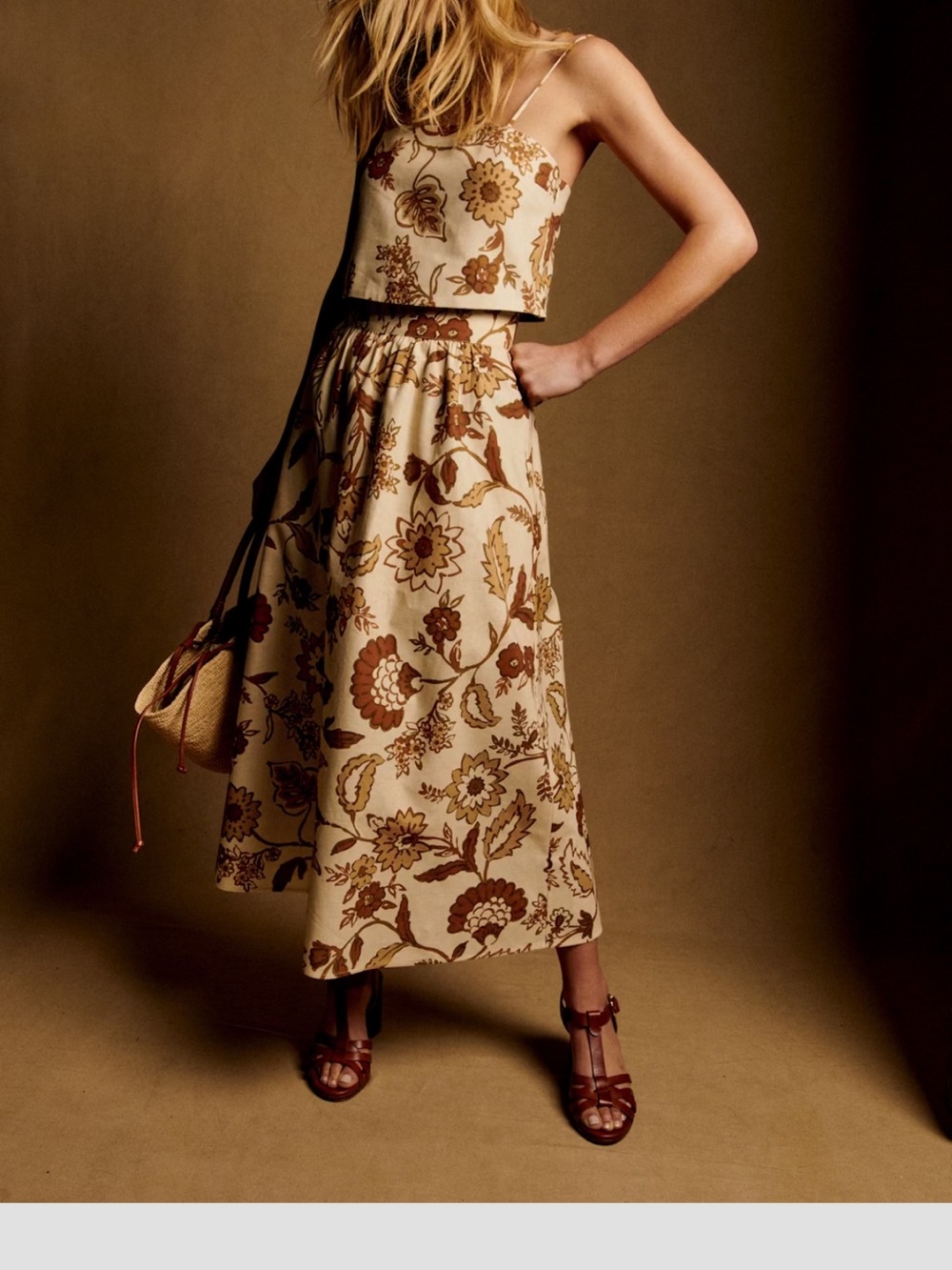 NWT Sezane Caitriona Top in Adelia Print size 4
